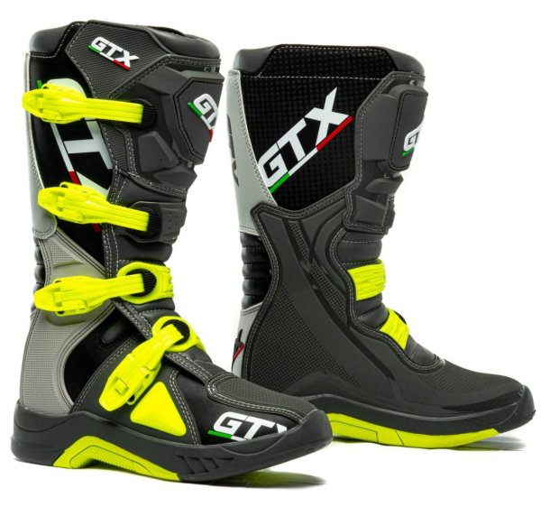 Мотоботы GTX MX #2 grey/green (р. 40)